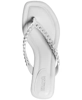 Michael Michael Kors Zaza Slip On Embellished Thong Kitten-Heel Sandals