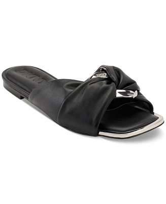 Dkny Women's Doretta Square Toe Slide Sandals