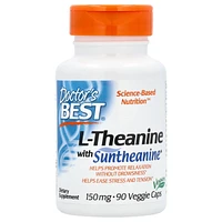 Doctor's Best L-Theanine with Suntheanine 150 mg - 90 Veggie Caps - Assorted Pre