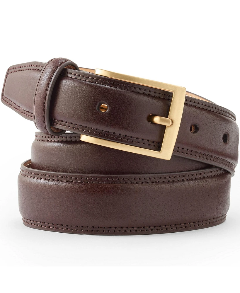 Lands' End Men's Classic Leather Chino Belt