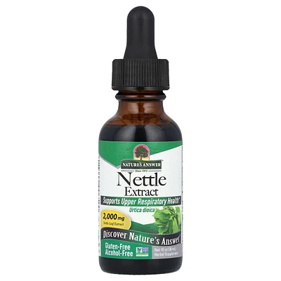 Nature's Answer Nettle Extract Alcohol-Free 2 000 mg - 1 fl oz (30 ml)