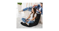 Slickblue Adjustable 14-Position Cushioned Floor Chair - Comfortable and Versatile Seating