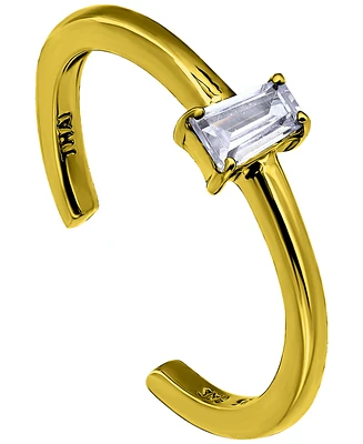 Giani Bernini Cubic Zirconia Baguette Toe Ring, Created for Macy's
