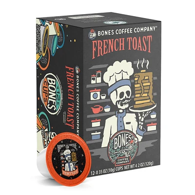 Bones Coffee Company Flavored Coffee Bones Cups French Toast | 12ct Single