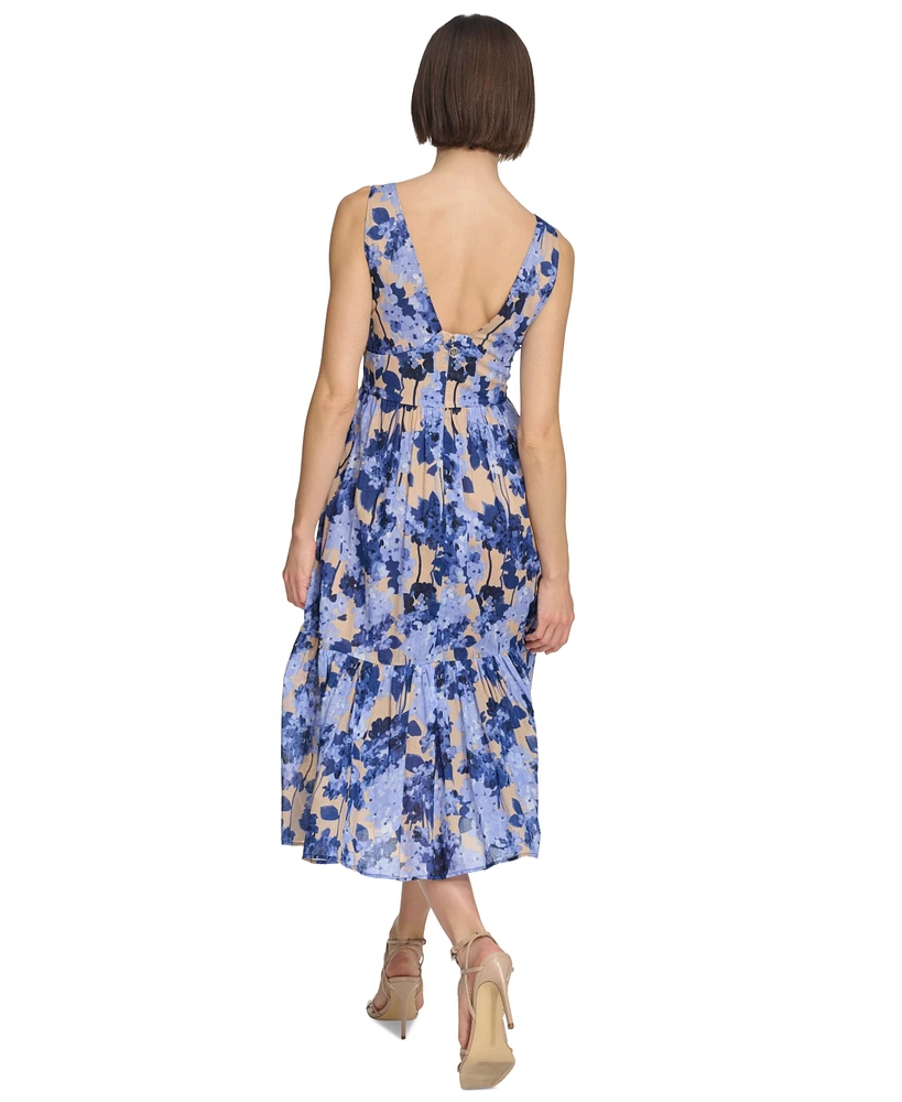 Tommy Hilfiger Women's Floral-Print Fit & Flare Dress