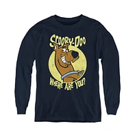 Scooby Doo Boys Youth Where Are You Long Sleeve Sweatshirt