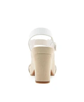 Aerosoles Women's Meyer Open Toe Buckle Strap Wedge Sandals