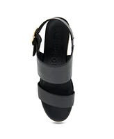 Aerosoles Women's Worth Open Toe Wedge Sandals