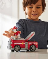 Paw Patrol, Marshall's Firetruck, Toy Truck with Collectible Action Figure, Minded Kids Toys for Boys Girls Ages 3 and Up - Multi