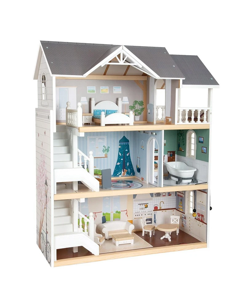 Small Foot Iconic Complete Doll House Playset with Furniture