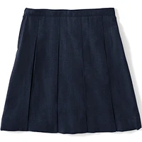 Lands' End Big Girls Box Pleat Skirt Below the Knee