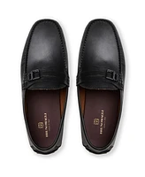 Bruno Magli Men's Xanto Leather and Suede Driving Loafers