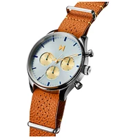 Mvmt Men's Airhawk Multifunction Tan Leather Watch 42mm