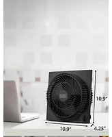 Black+Decker Portable 9 Inch Box Fan, 3 Speed Settings & Self Standing