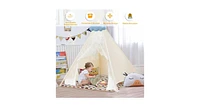 Slickblue Toddler Lace Teepee Tent Folding ren Playhouse W/Bag