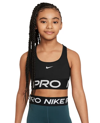 Nike Big Girls Pro Swoosh Dri-fit Sports Bra