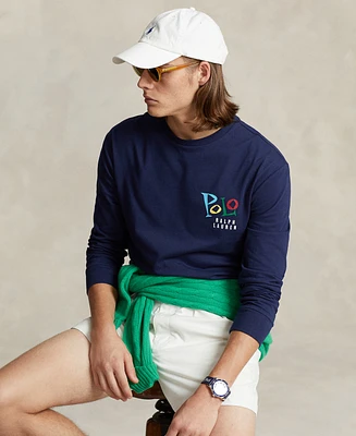Polo Ralph Lauren Men's Long-Sleeve Jazz Graphic T-Shirt