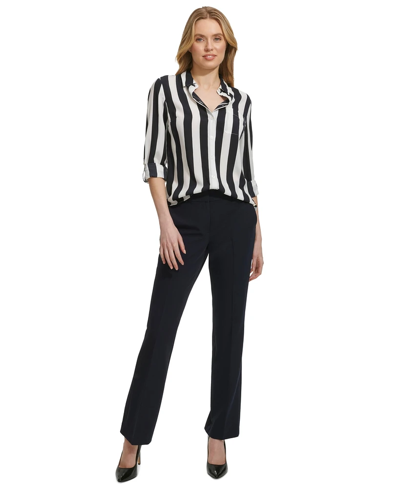 Tommy Hilfiger Women's Striped Button-Front Shirt