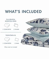 510 Design Gabby Reversible Floral Botanical Seersucker -Pc. Comforter Set