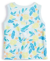 First Impressions Baby Boys Elegant Tropical Floral-Print Henley Tank Top, Created for Macy's