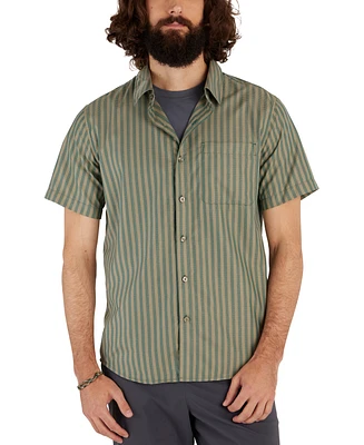 Marmot Men's Aerobora Patterned Button-Up Short-Sleeve Shirt