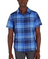 Marmot Men's Aerobora Patterned Button-Up Short-Sleeve Shirt