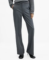 Mango Women's Straight Long Pants