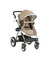 Slickblue Kids Folding Aluminum Baby Stroller Jogger with Diaper Bag