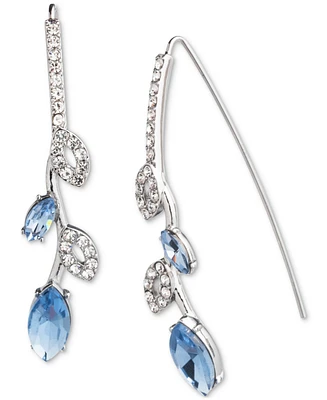 Givenchy Pave & Color Crystal Threader Earrings