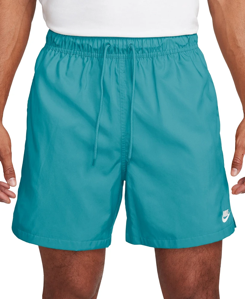 Nike Men's Club Flow Relaxed-Fit 6" Drawstring Shorts