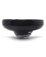 Vivience 10.75"D Black Glass Centerpiece Bowl