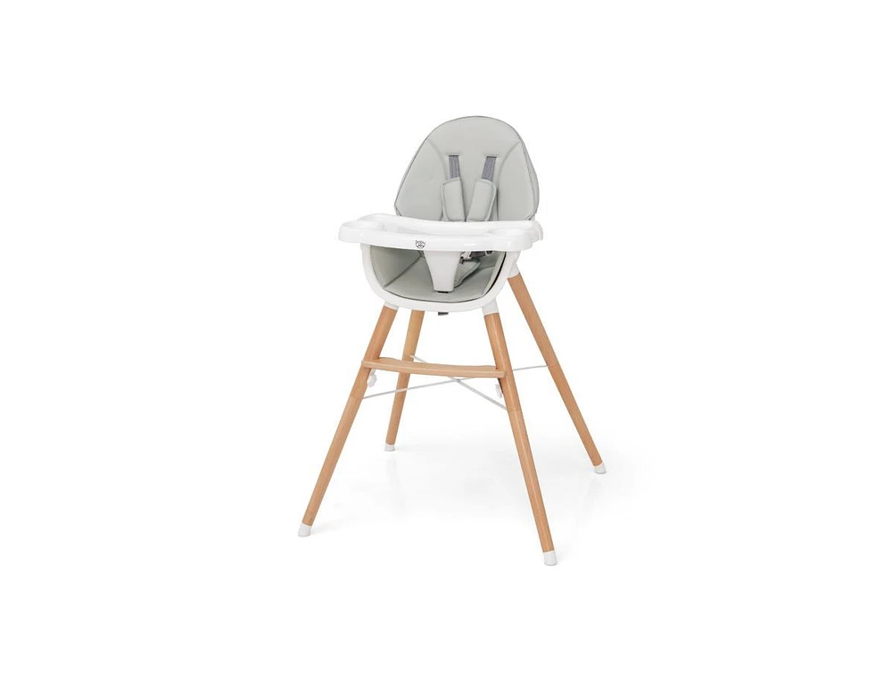 Slickblue Toddler Baby High Chair with Dishwasher Safe Tray