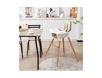 Slickblue Toddler High Chair with Dishwasher Safe Tray