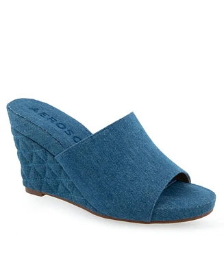 Aerosoles Women's Pierce Open Toe Wedge Sandals