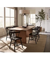 Closeout! Bernia 7pc Dining Set (Table + 6 Dining Chairs)