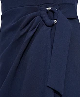 Dkny Women's Puff-Sleeve Scuba Crepe Sheath Dress
