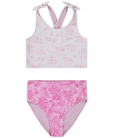 Hurley Big Girls Crossback Tankini Set