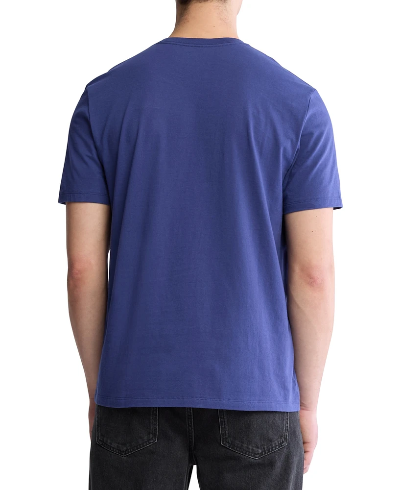 Calvin Klein Men's Regular-Fit Embossed Monogram Logo Graphic T-Shirt
