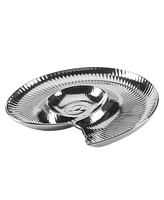 Certified International Silver Coast 3-d Nautilus Chip Dip
