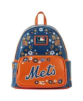 Men's and Women's Loungefly New York Mets Floral Mini Backpack