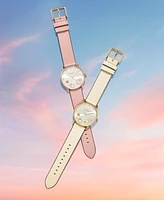 Coach Women's Elliot Blush Leather Strap Watch 36mm