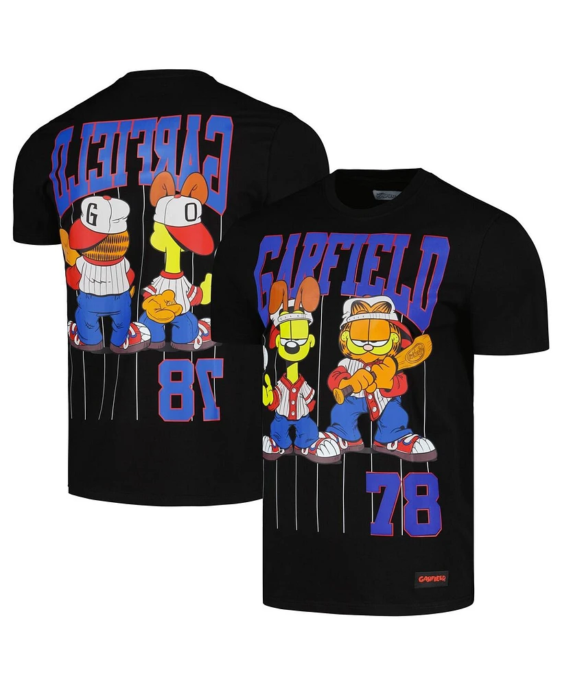 Men's and Women's Freeze Max Black Garfield '78 T-shirt