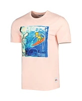 Men's and Women's Freeze Max Pink The Simpsons Surfboarding T-shirt