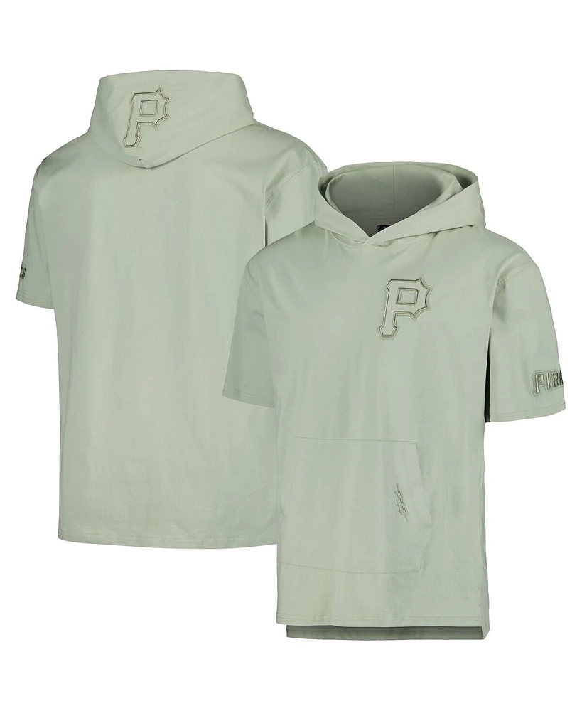 Men's Pro Standard Green Pittsburgh Pirates Neutral Short Sleeve Hoodie T-shirt