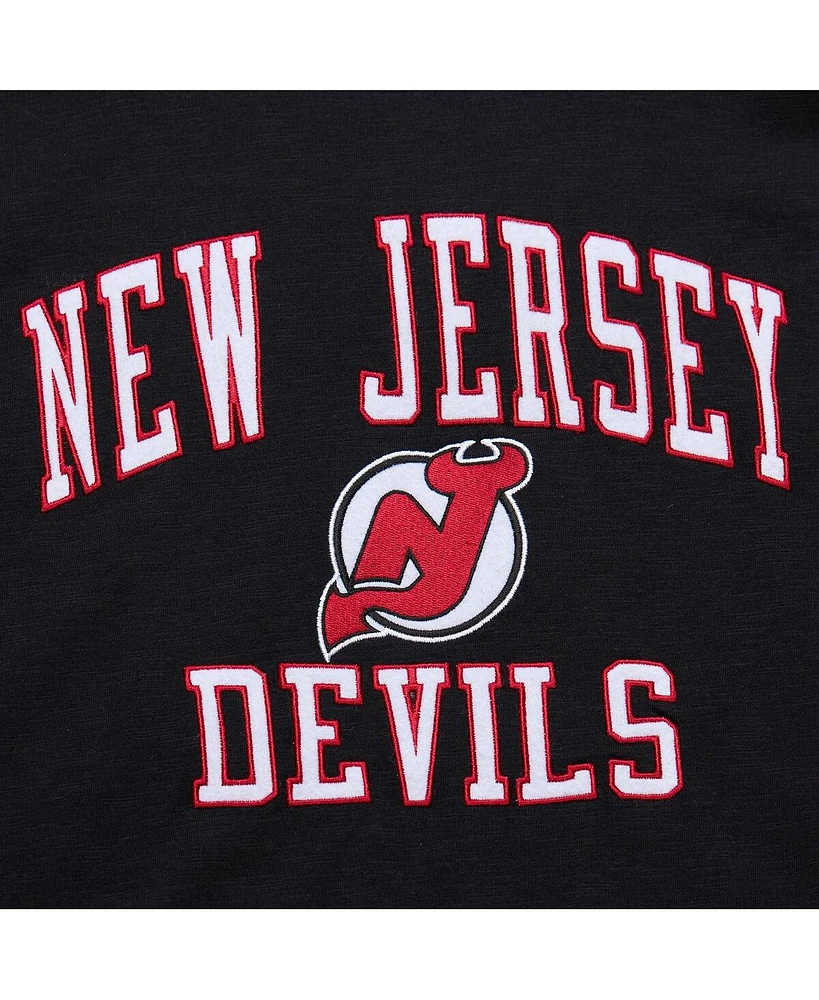 Men's Mitchell & Ness Black New Jersey Devils Legendary Slub T-shirt