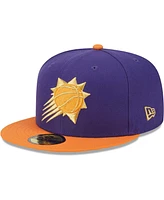 Men's New Era Purple, Orange Phoenix Suns Gameday Gold Pop Stars 59FIFTY Fitted Hat