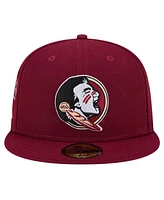 Men's New Era Garnet Florida State Seminoles Throwback 59FIFTY Fitted Hat