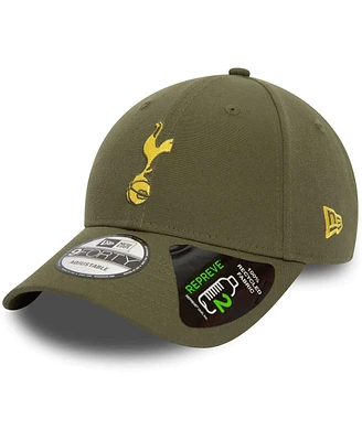 Men's New Era Olive Tottenham Hotspur Seasonal Color 9FORTY Adjustable Hat