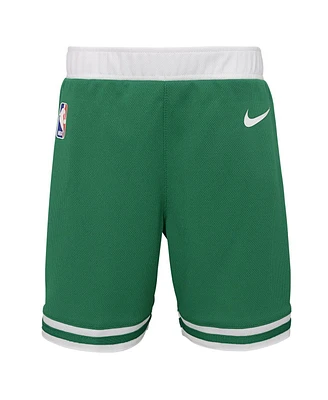 Little Boys and Girls Nike Kelly Green Boston Celtics Icon Replica Shorts
