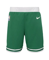 Little Boys and Girls Nike Kelly Green Boston Celtics Icon Replica Shorts